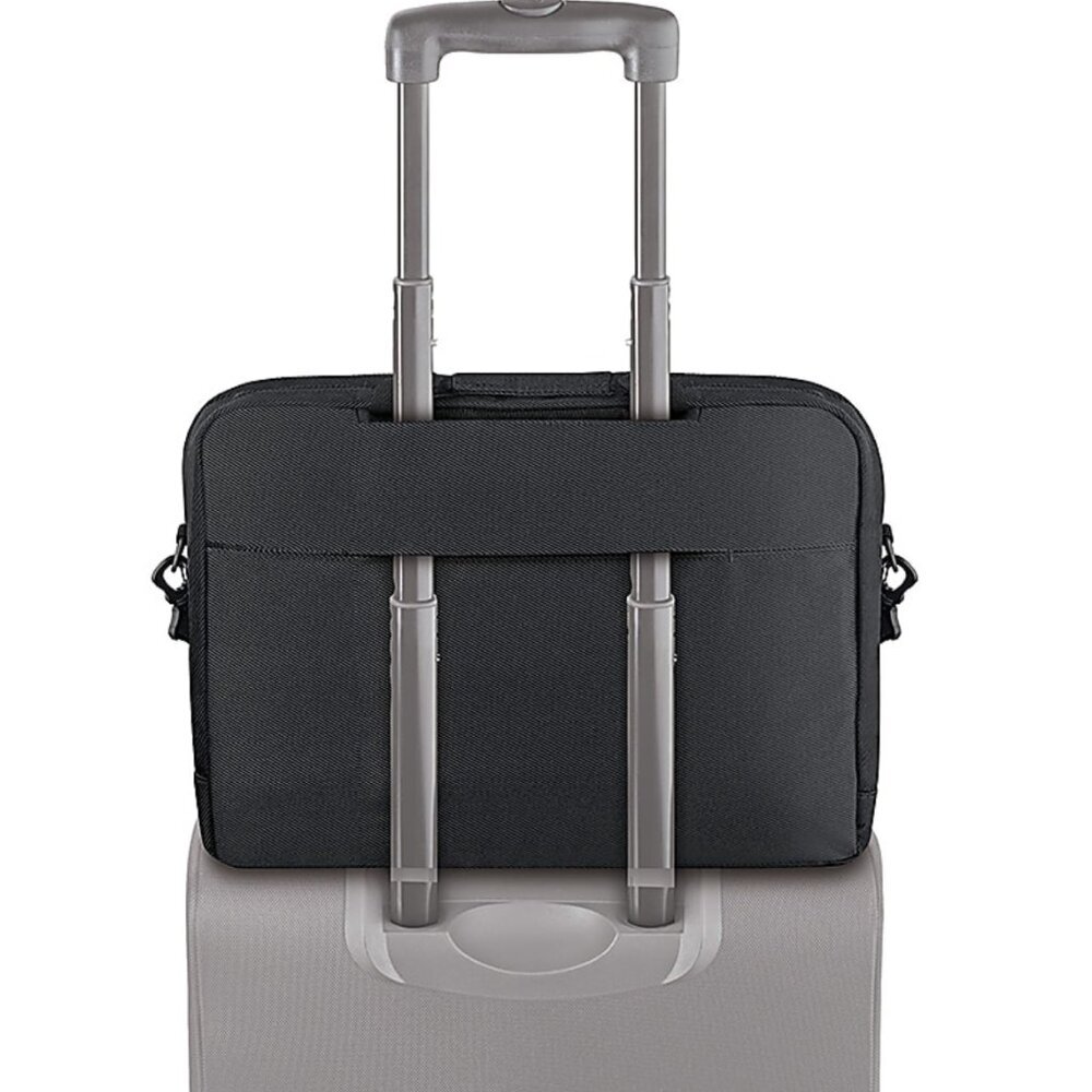 NEW Solo New York Chrysler Black 17.3" Laptop Briefcase